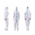 Protective Suit FDA CE CAT Anti-Virus Protective Disposable Isolation Gowns and Coverall with Glue with Hat Foot In Stoc supplier