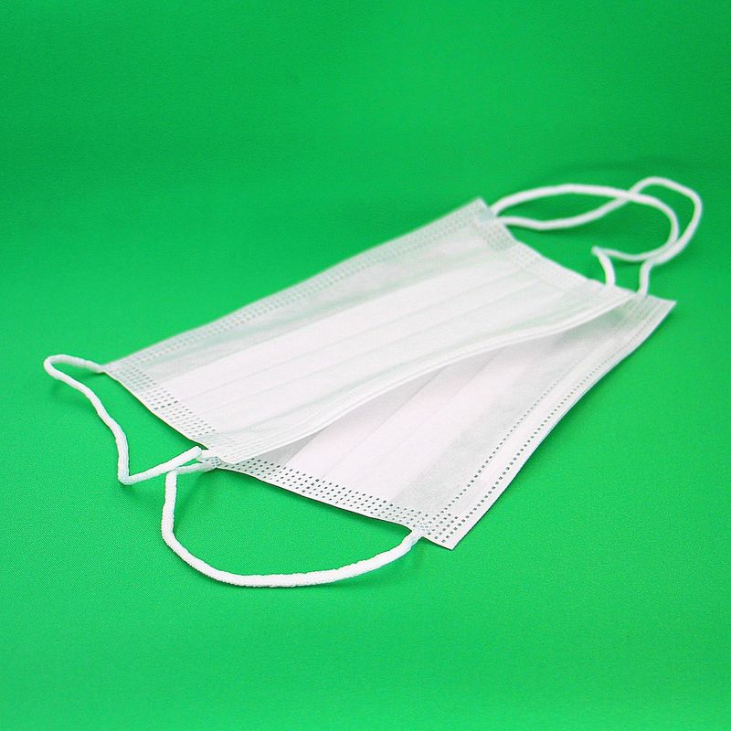Wholesale Non-woven Virus Protective Hypoallergenic Ear-loop 3-ply Disposable Face Masks supplier